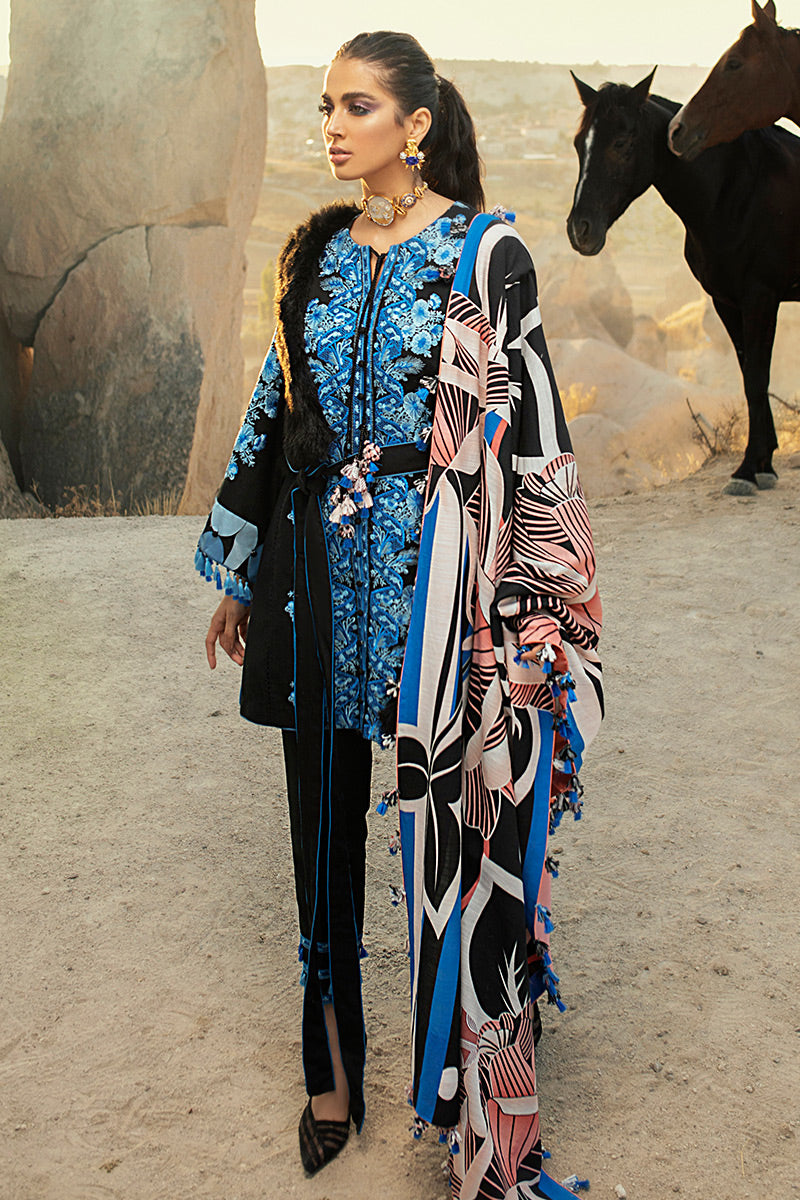 Azure | Mushq Hemline Winter Edit 2020 | Unstitched