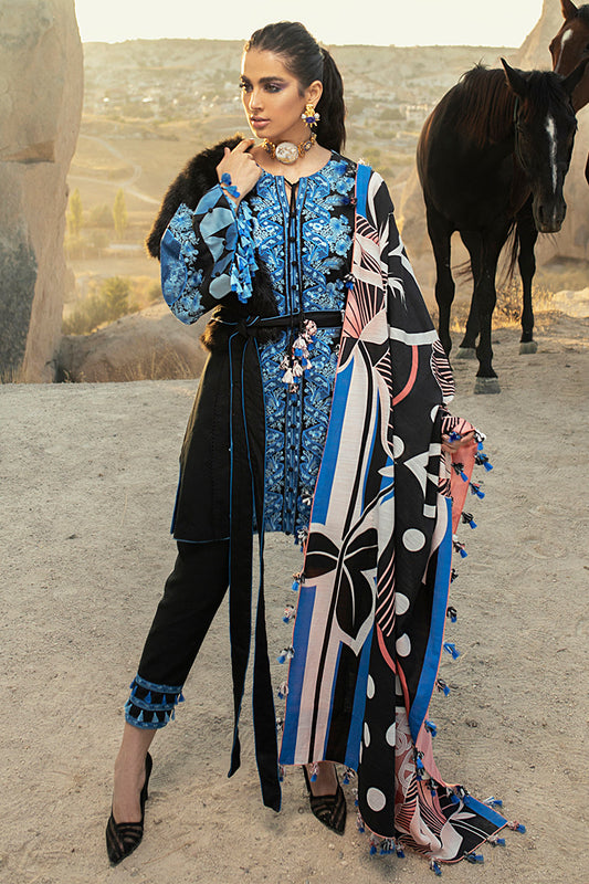 Azure | Mushq Hemline Winter Edit 2020 | Unstitched