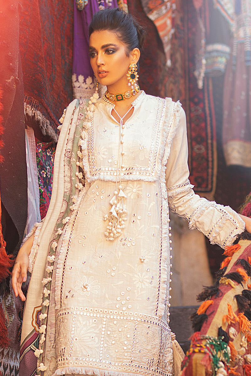 Mystic Ivory | Mushq Hemline Winter Edit 2020 | Unstitched