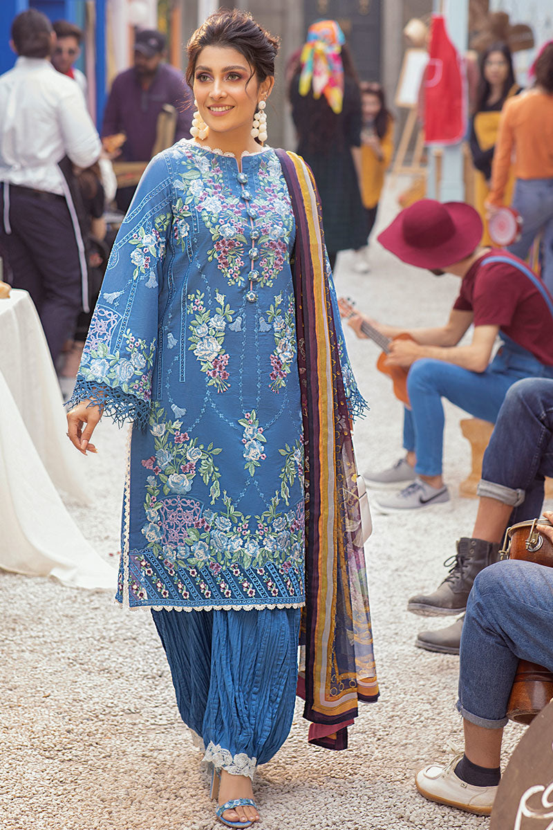 BLUE HEAVEN | Mushq | Luxury Lawn | Spring/Spring 2021