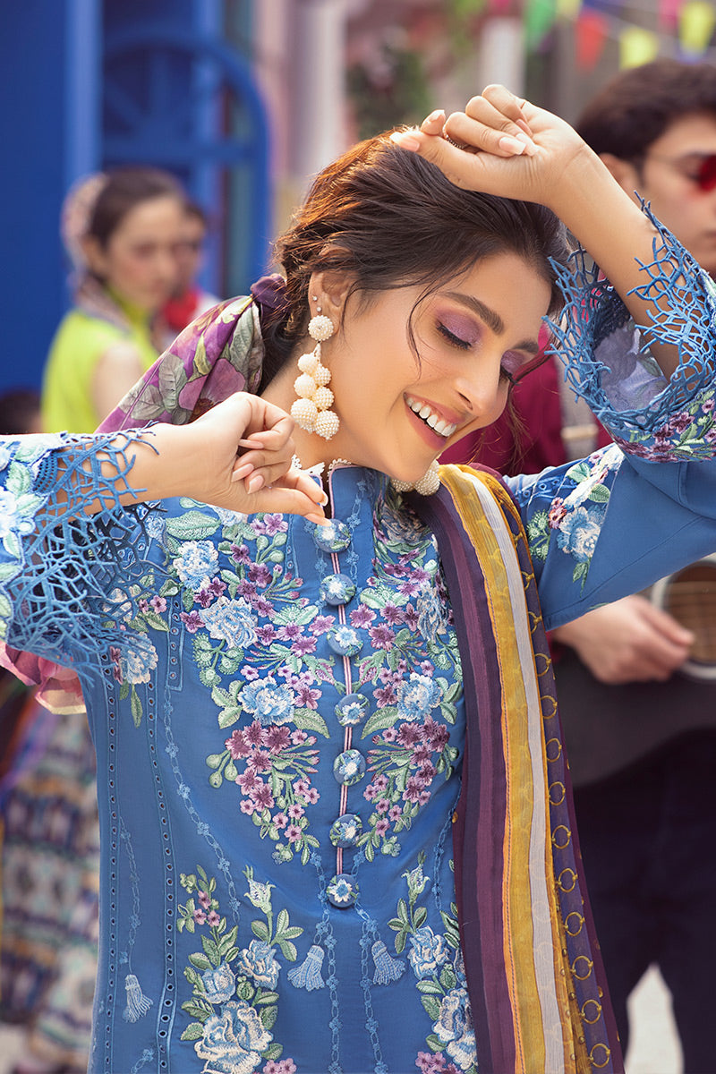 BLUE HEAVEN | Mushq | Luxury Lawn | Spring/Spring 2021