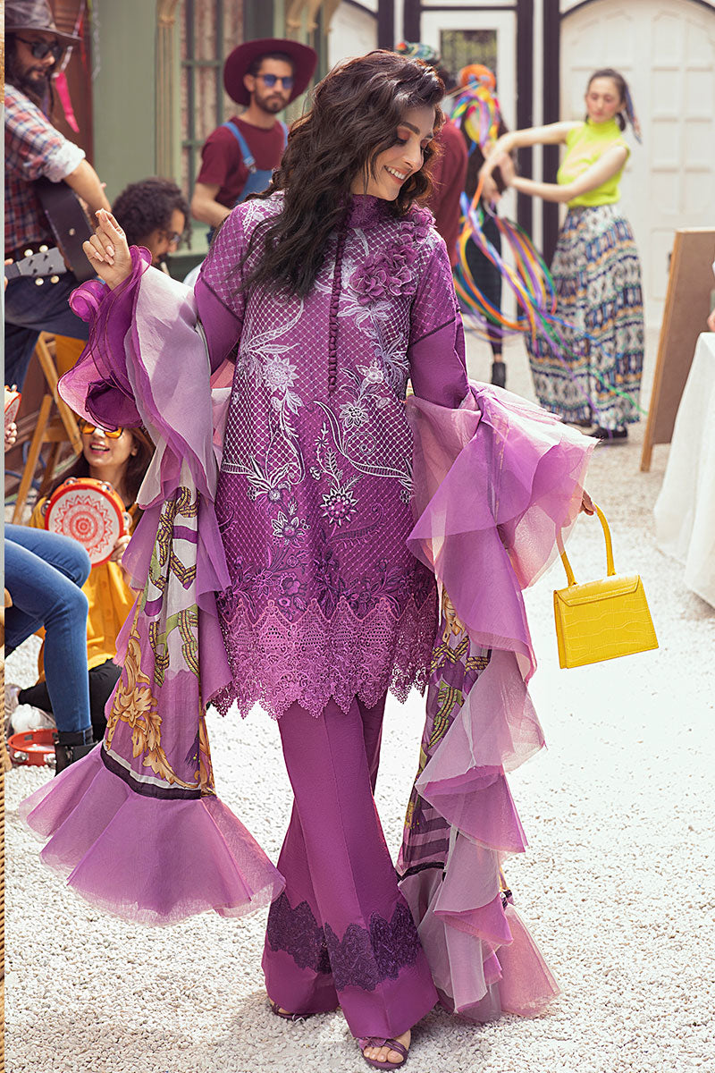 CRUSHED GRAPE | Mushq | Luxury Lawn | Spring/Spring 2021