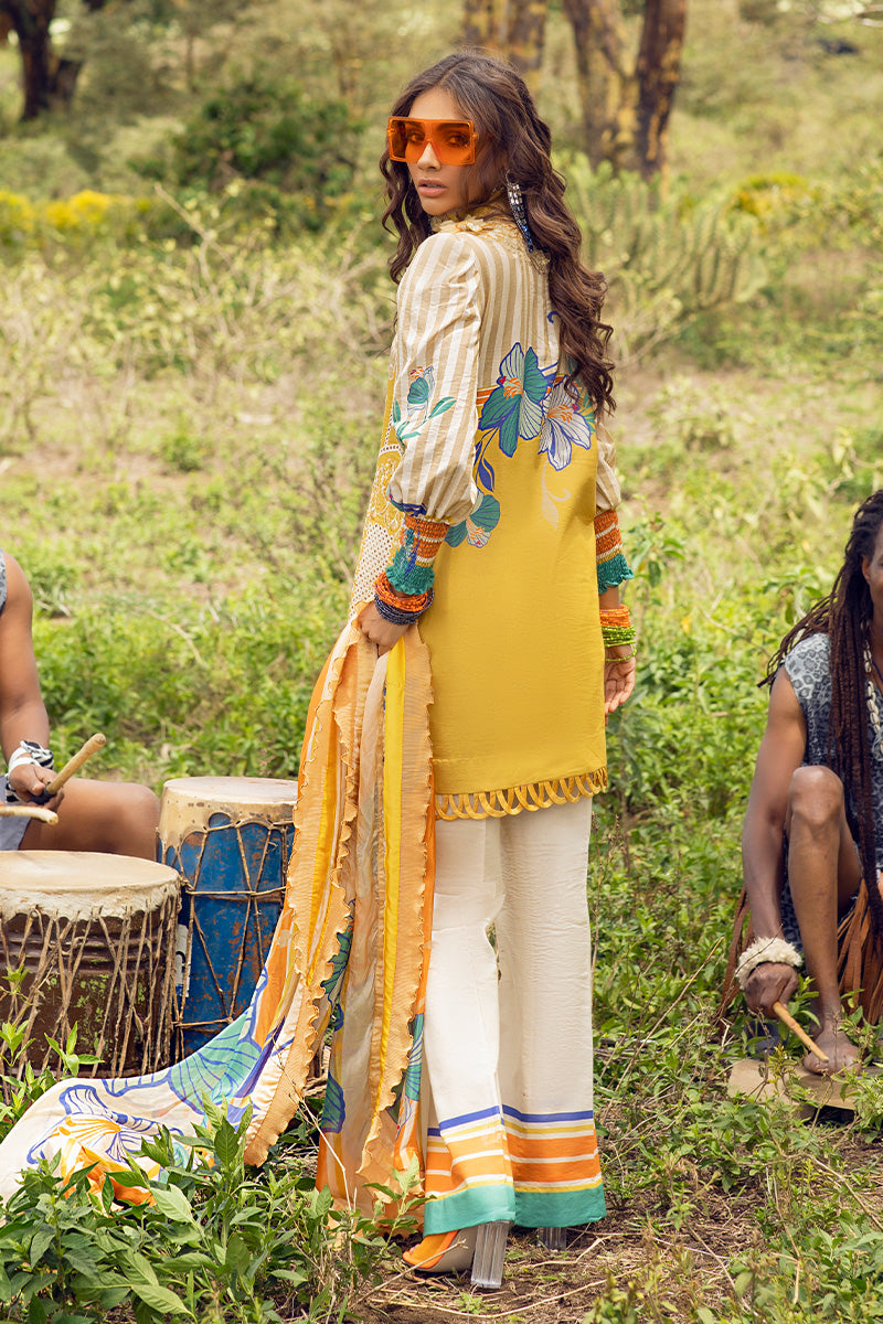 Golden Spice- HML21-09 | Mushq Hemline Lawn