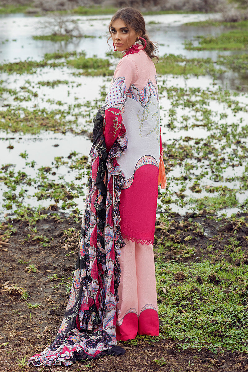 Pink Flambe - HML21-08 | Mushq Hemline Lawn