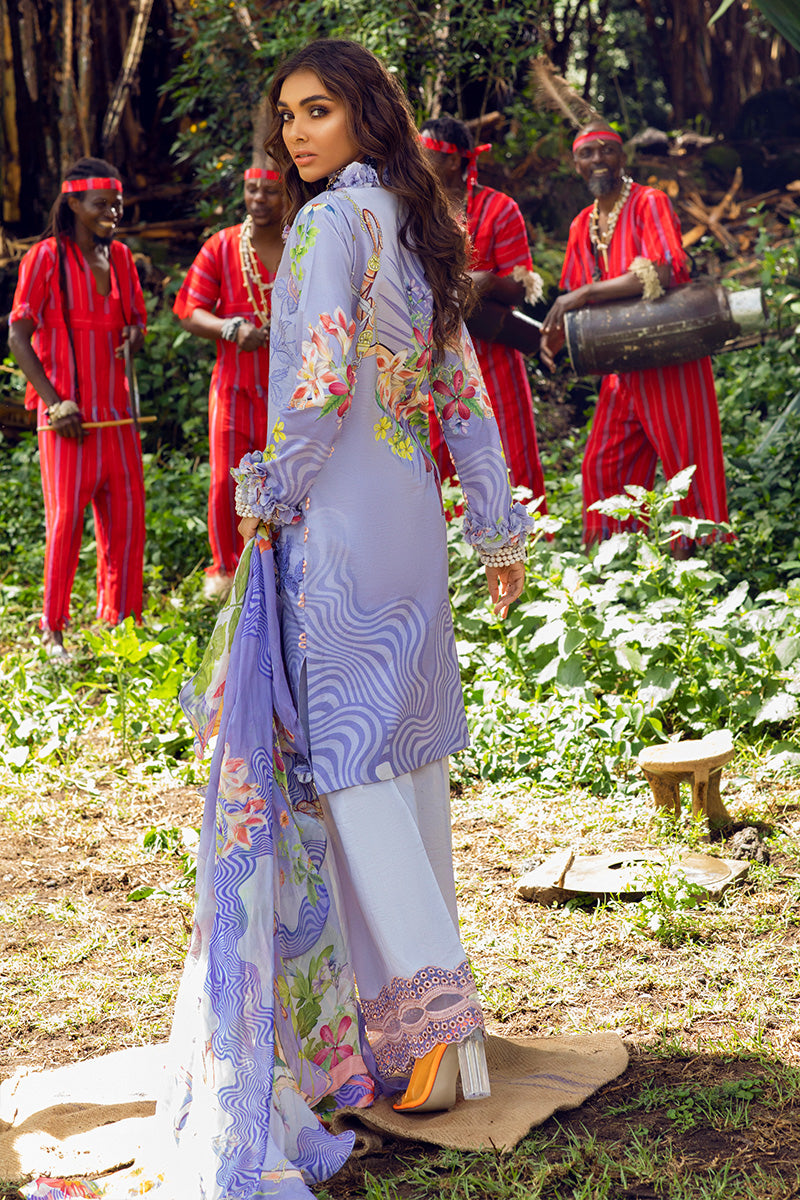 Lavender Lustre- HML21-06 | Mushq Hemline Lawn