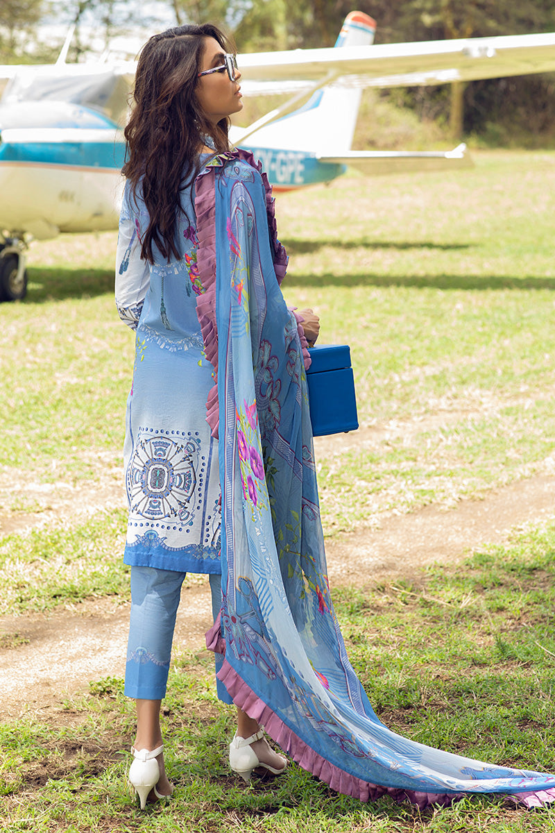 Whispering Sky - HML21-02 | Mushq Hemline Lawn