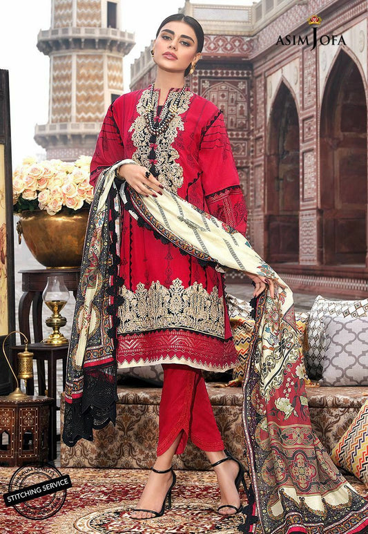 AJL-01A | Asim Jofa | Luxury Lawn Collection 2020