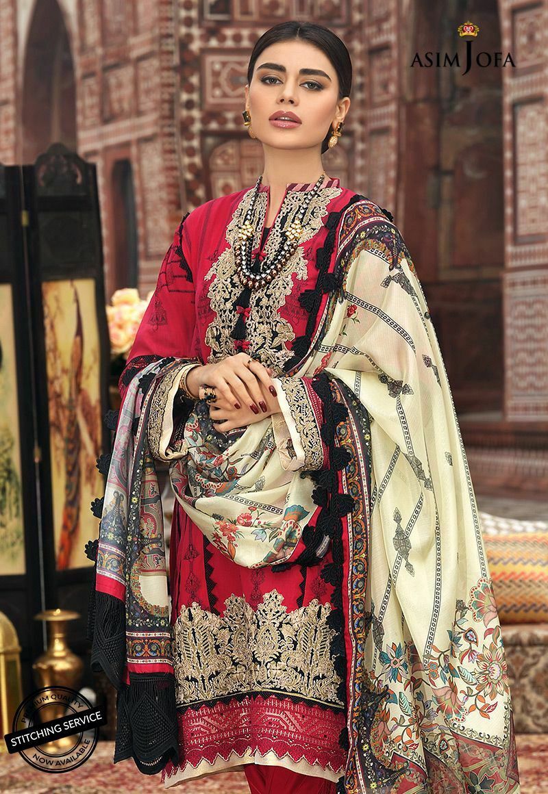 AJL-01A | Asim Jofa | Luxury Lawn Collection 2020