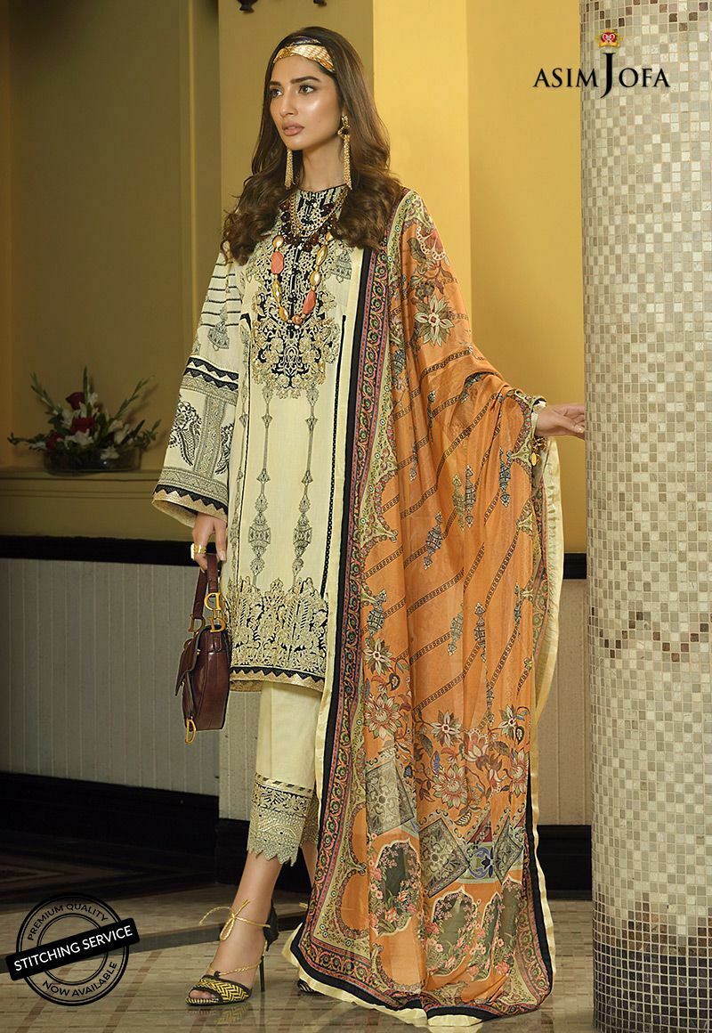 AJL-01B | Asim Jofa | Luxury Lawn Collection 2020