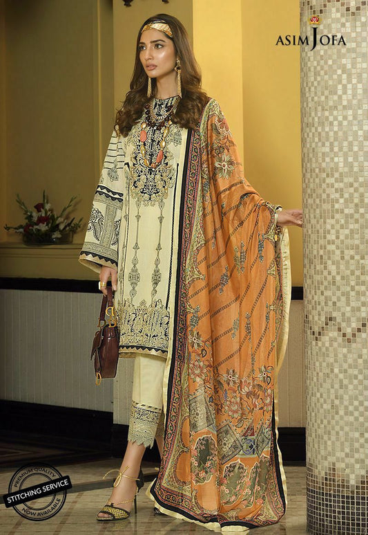 AJL-01B | Asim Jofa | Luxury Lawn Collection 2020