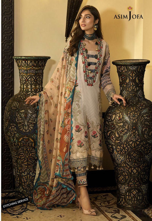 AJL-02B | Asim Jofa | Luxury Lawn Collection 2020