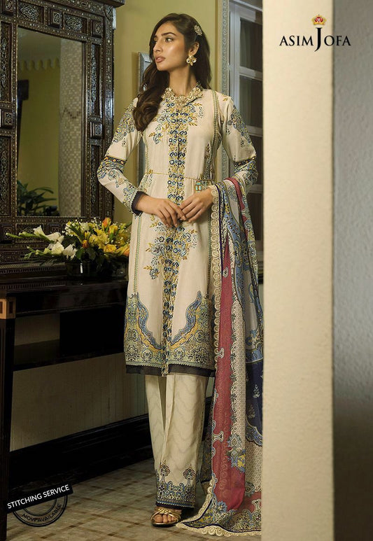 AJL-03A | Asim Jofa | Luxury Lawn Collection 2020