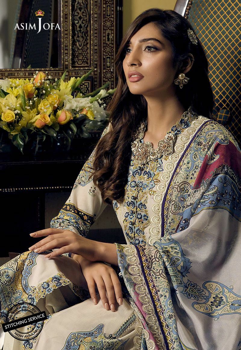 AJL-03A | Asim Jofa | Luxury Lawn Collection 2020