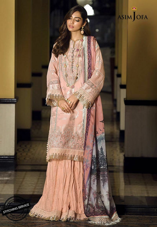 AJL-05A | Asim Jofa | Luxury Lawn Collection 2020