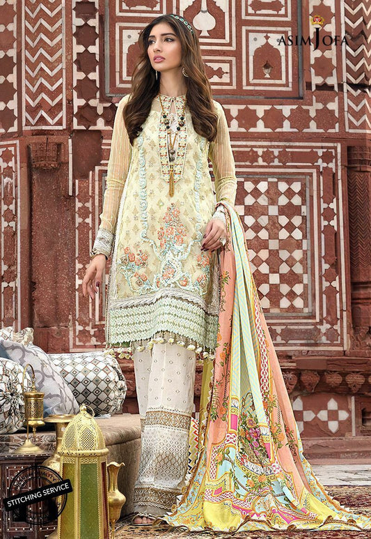 AJL-07B | Asim Jofa | Luxury Lawn Collection 2020