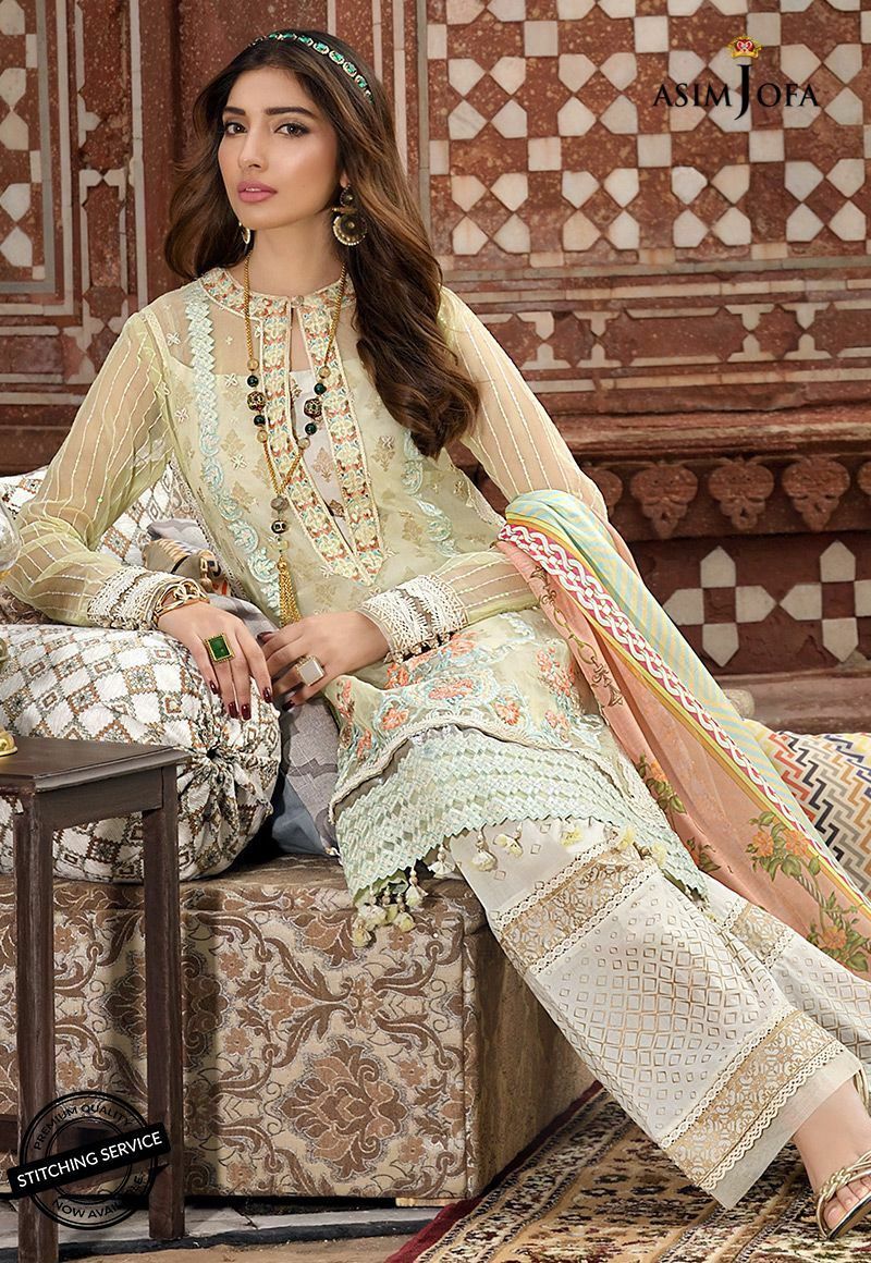 AJL-07B | Asim Jofa | Luxury Lawn Collection 2020