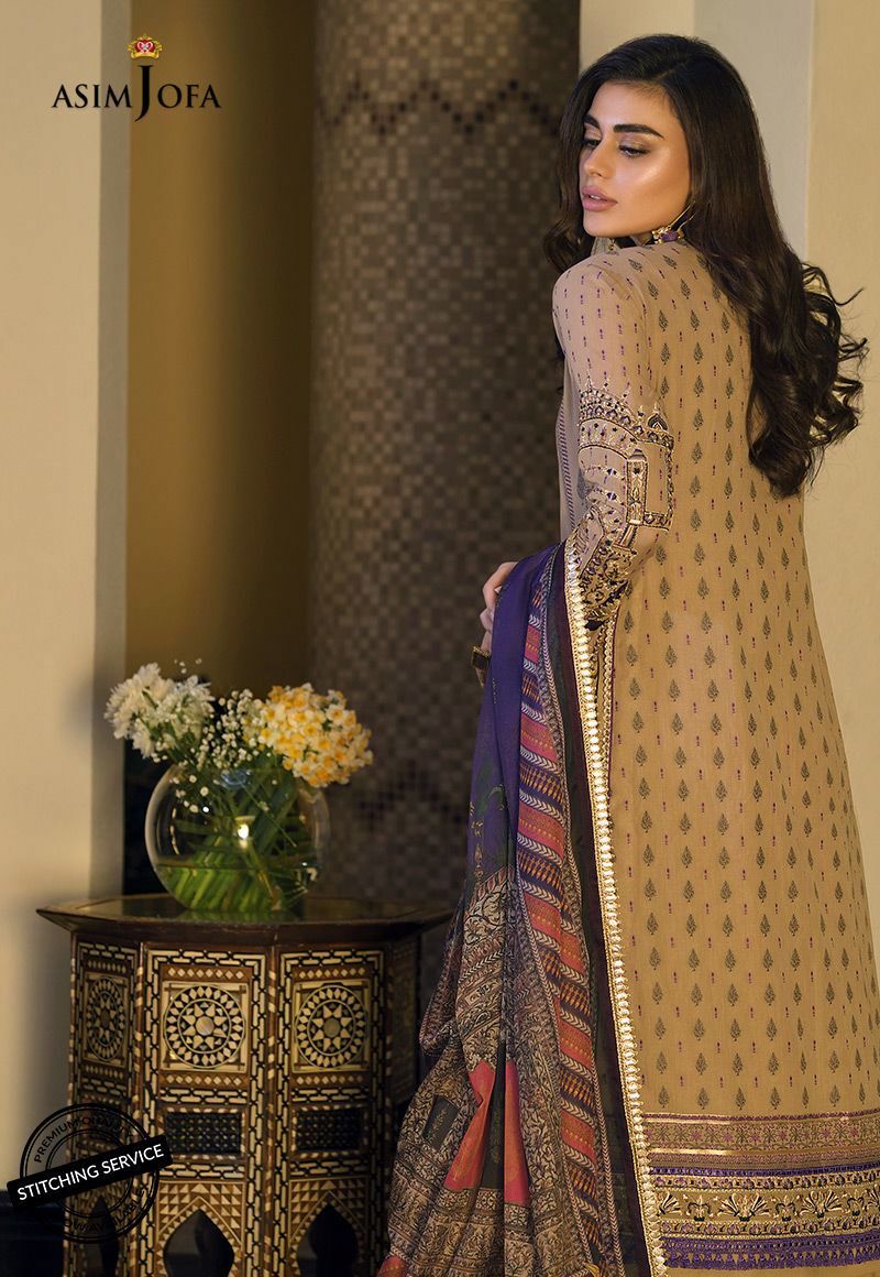 AJL-08B | Asim Jofa | Luxury Lawn Collection 2020