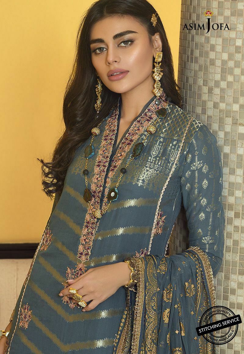 AJL-09B | Asim Jofa | Luxury Lawn Collection 2020