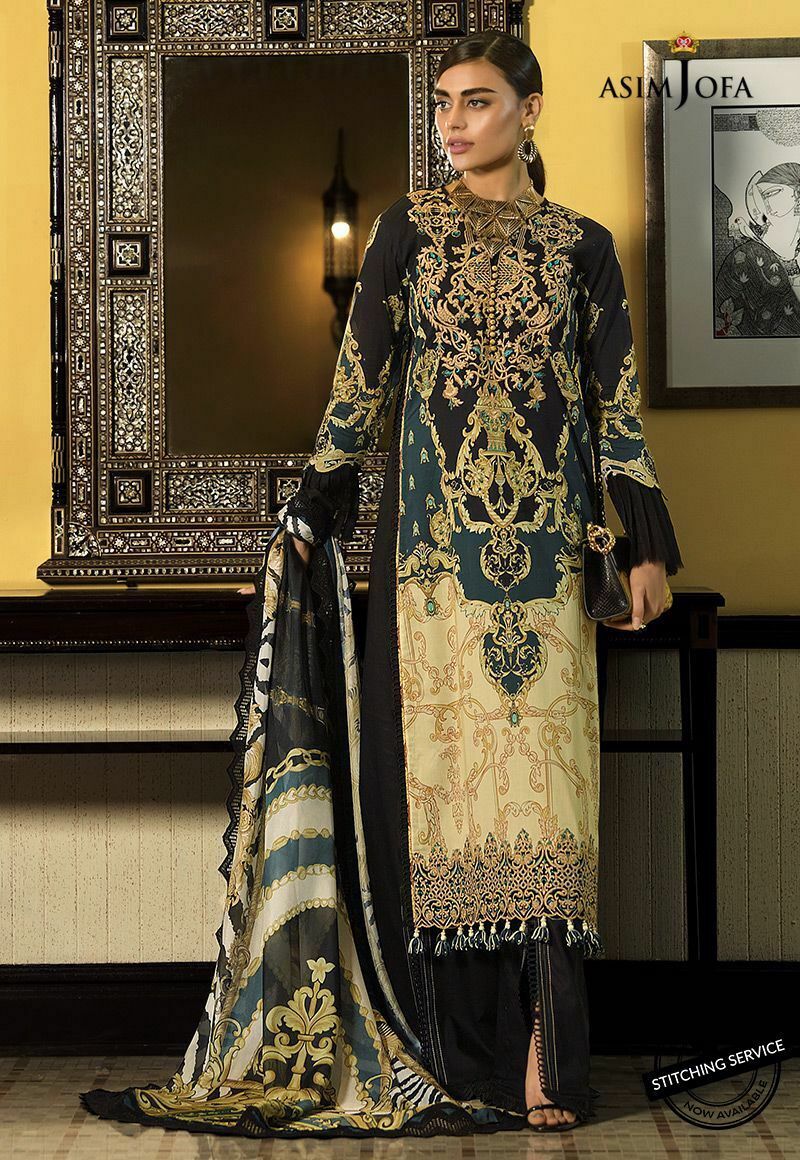 AJL-10B | Asim Jofa | Luxury Lawn Collection 2020