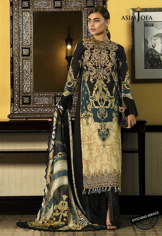 AJL-10B | Asim Jofa | Luxury Lawn Collection 2020
