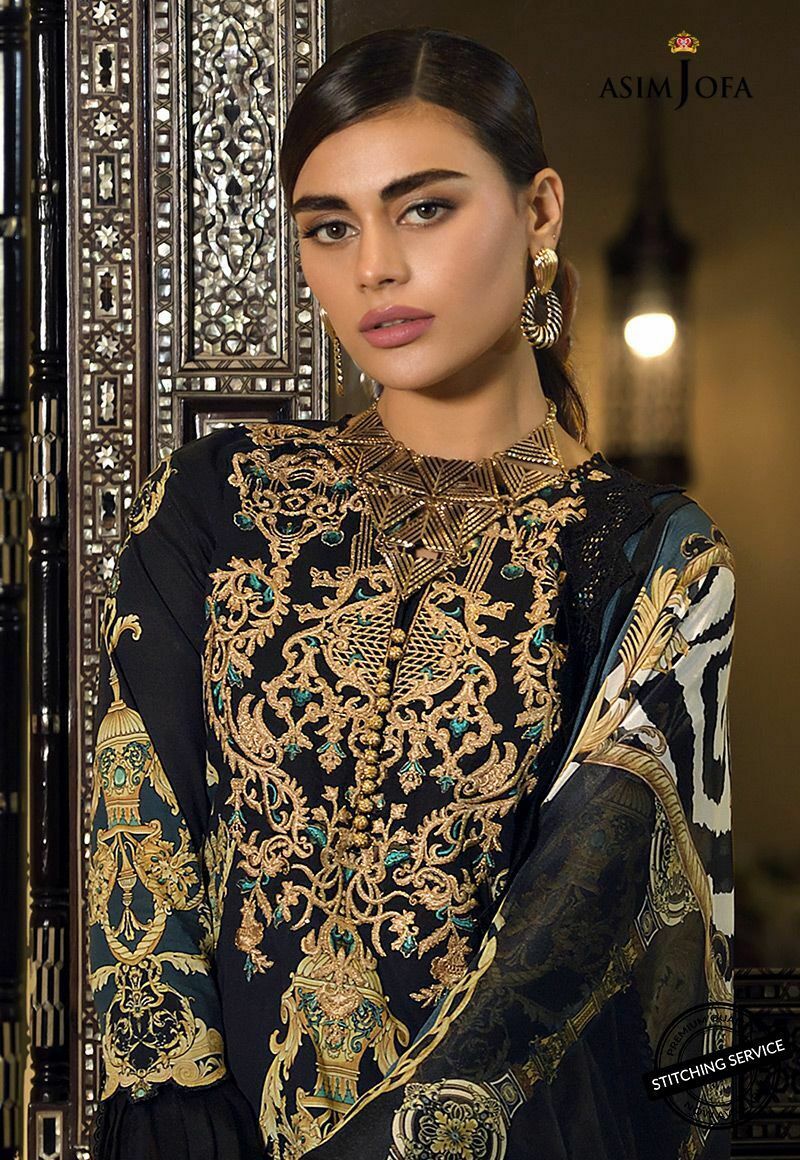 AJL-10B | Asim Jofa | Luxury Lawn Collection 2020