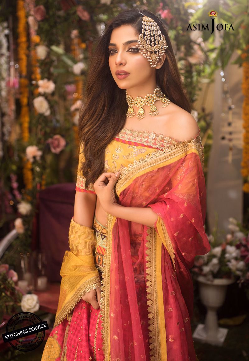 Ajn-10 | Asim Jofa | Naubahar Chiffon Collection