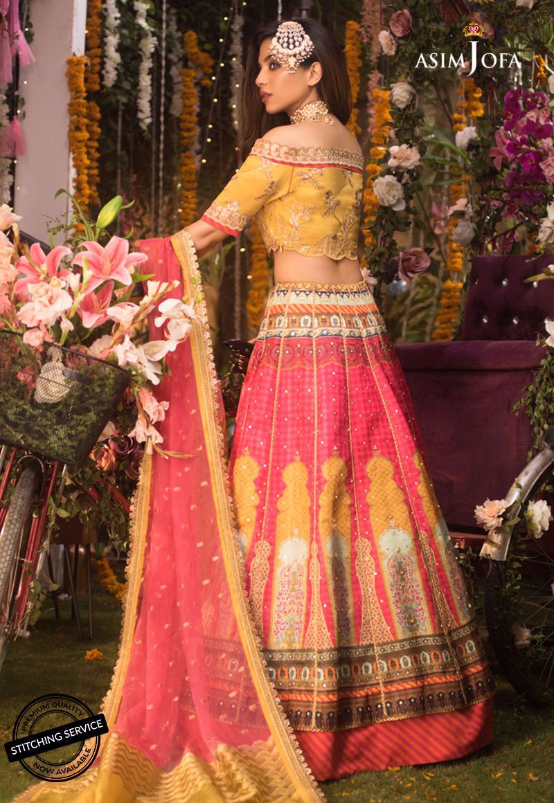 Ajn-10 | Asim Jofa | Naubahar Chiffon Collection
