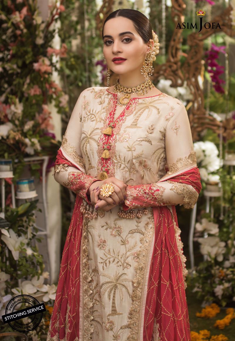 Ajn-09 | Asim Jofa | Naubahar Chiffon Collection
