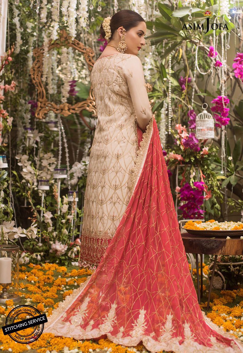 Ajn-09 | Asim Jofa | Naubahar Chiffon Collection