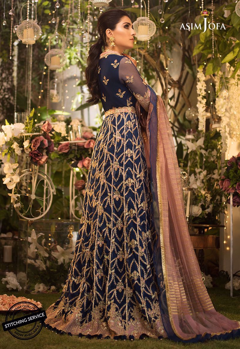 Ajn-08 | Asim Jofa | Naubahar Chiffon Collection
