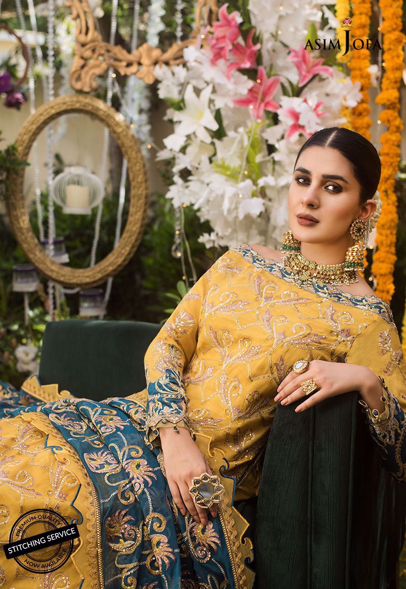 Ajn-04 | Asim Jofa | Naubahar Chiffon Collection