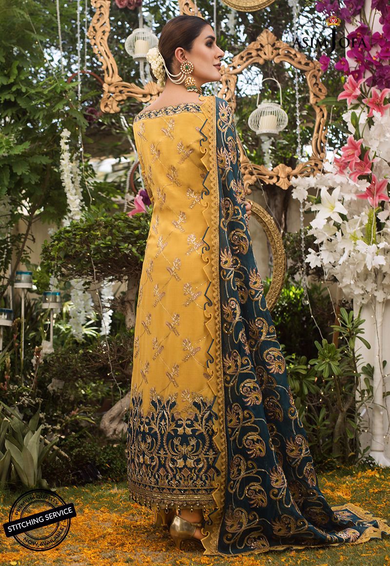 Ajn-04 | Asim Jofa | Naubahar Chiffon Collection