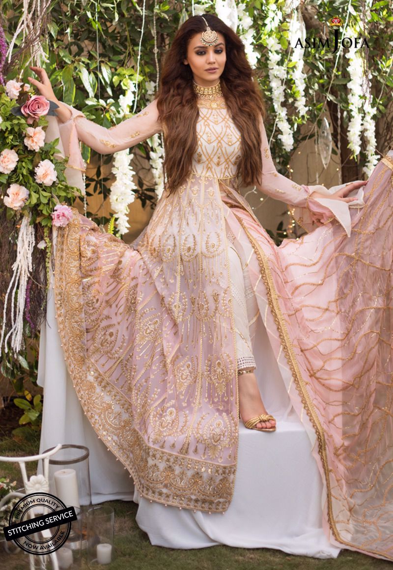 Ajn-03 | Asim Jofa | Naubahar Chiffon Collection