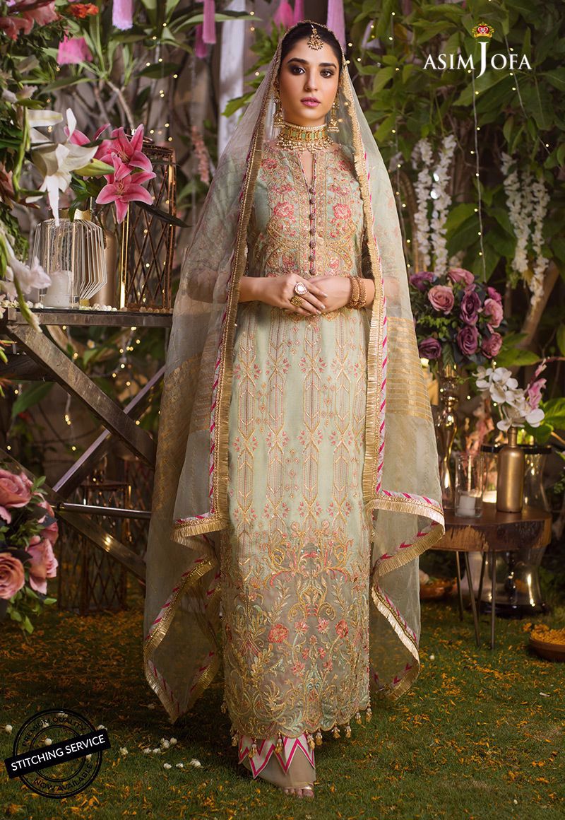 Ajn-02 | Asim Jofa | Naubahar Chiffon Collection