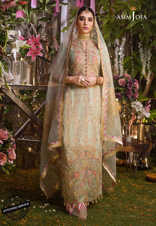 Ajn-02 | Asim Jofa | Naubahar Chiffon Collection