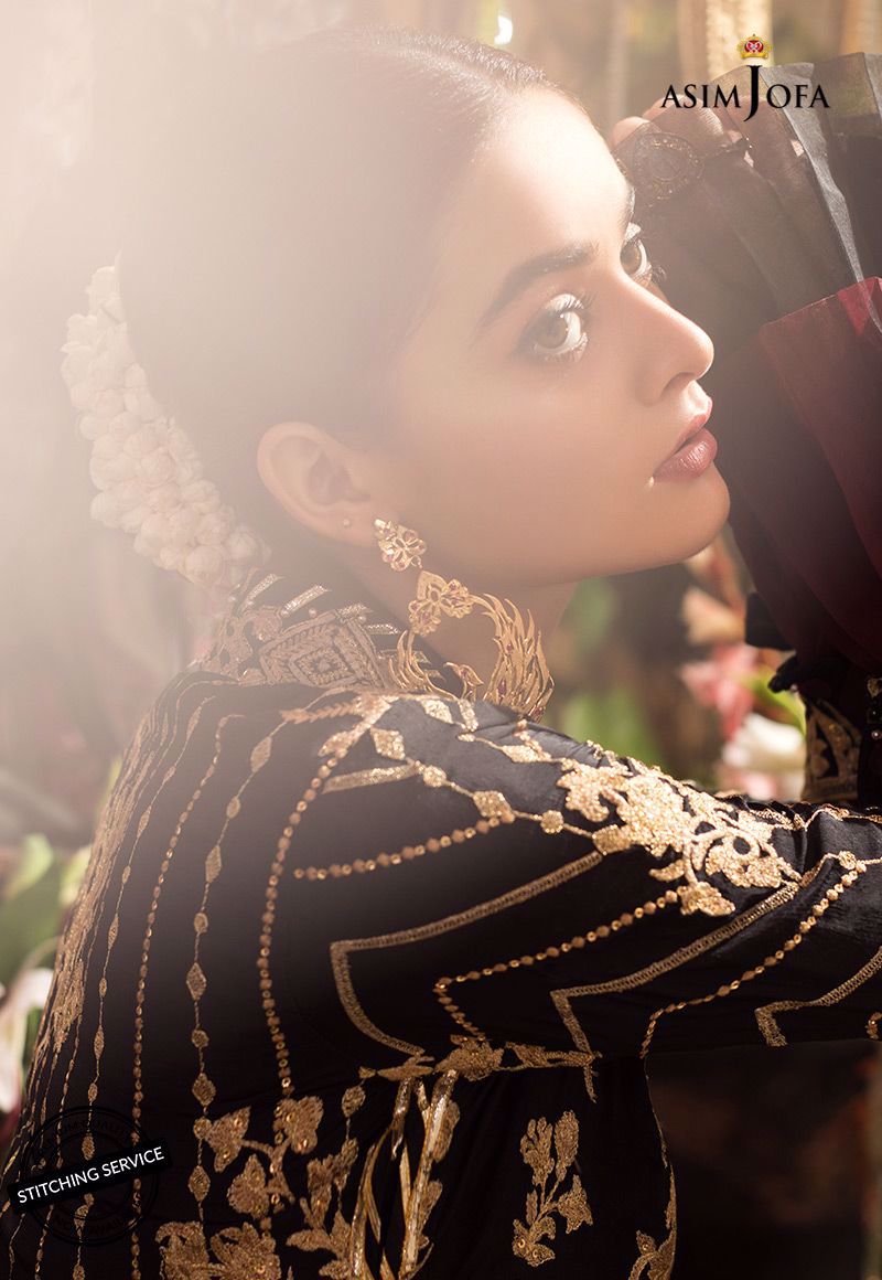 Ajn-01 | Asim Jofa | Naubahar Chiffon Collection