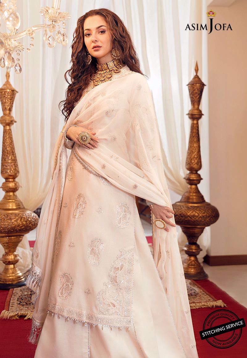 AJRL-12 | Asim Jofa | Luxury Lawn'21 | RABT COLLECTION