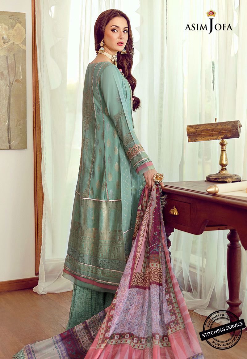 AJRL-11 | Asim Jofa | Luxury Lawn'21 | RABT COLLECTION