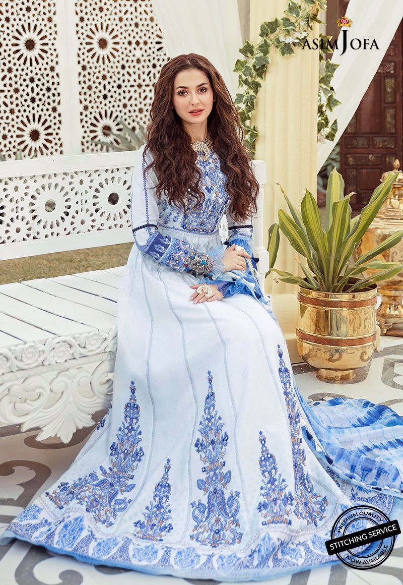 AJRL-07 | Asim Jofa | Luxury Lawn'21 | RABT COLLECTION
