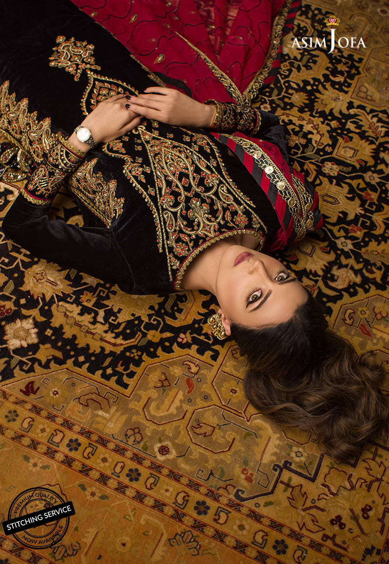 AJMR - 10 | Asim Jofa | Makhmal Embroidered Collection 2021