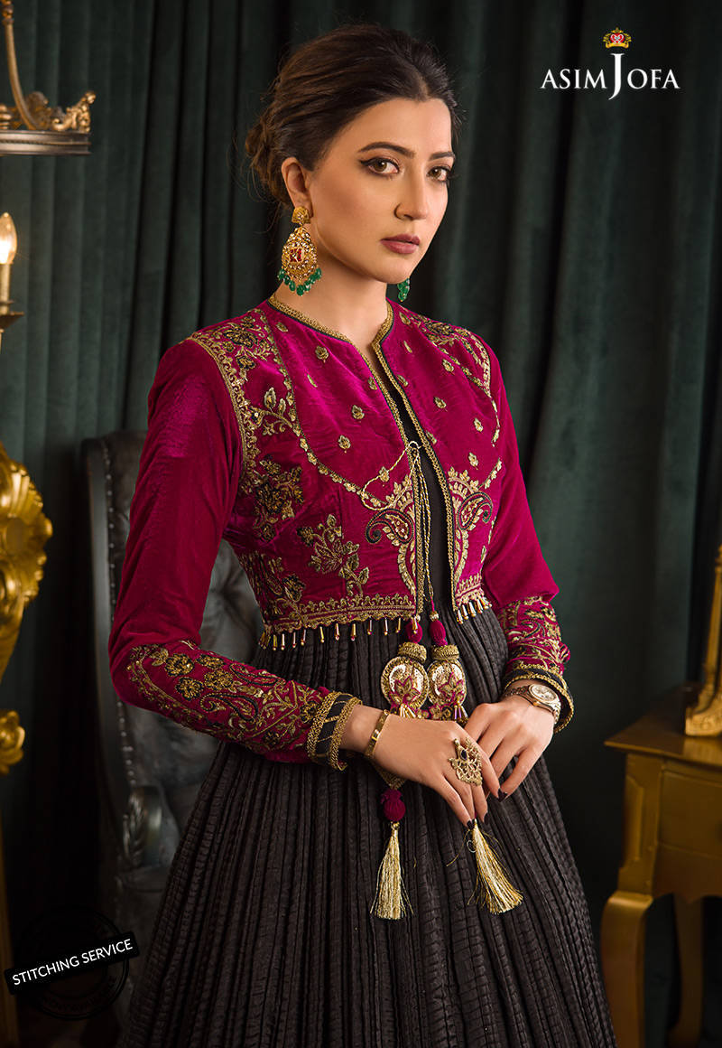 AJMR - 08 | Asim Jofa | Makhmal Embroidered Collection 2021