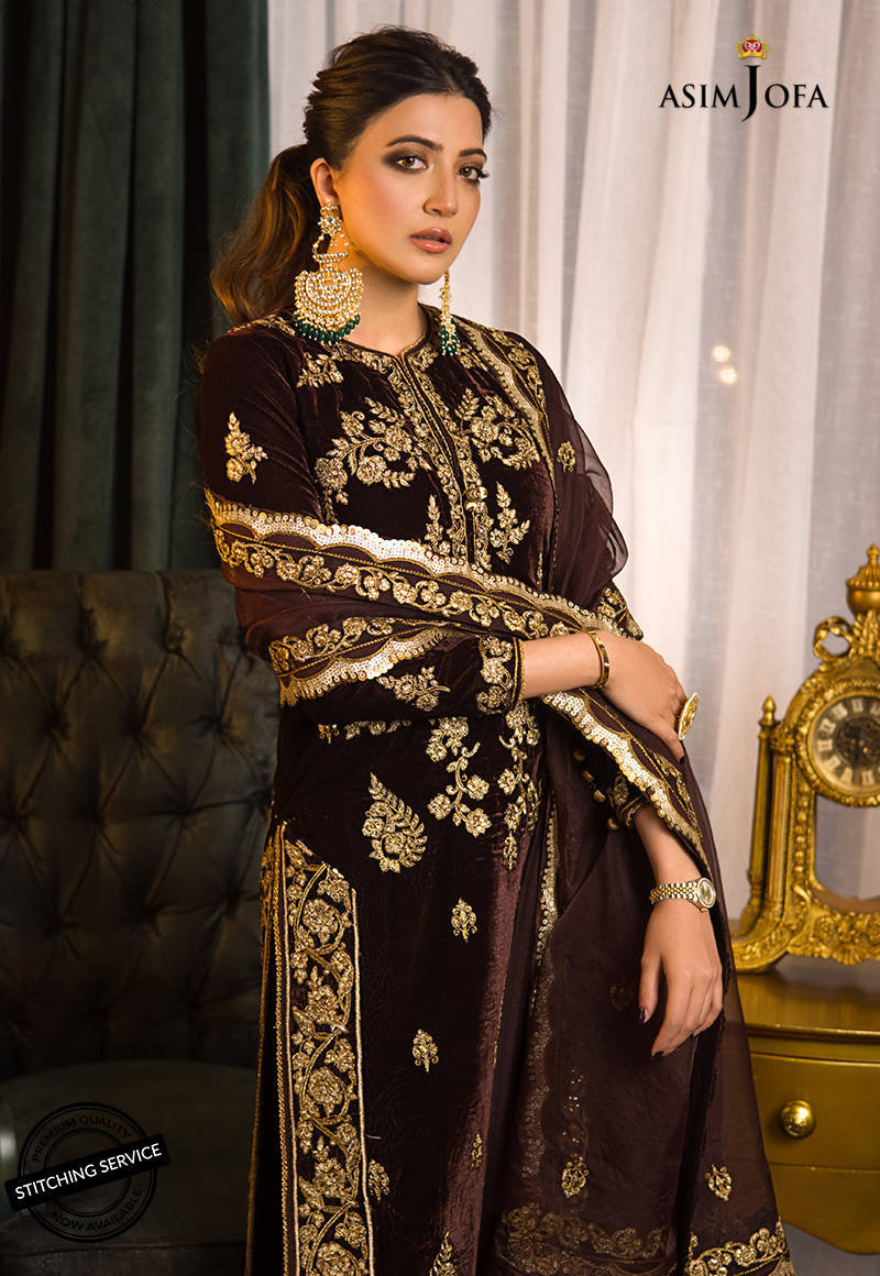 AJMR - 07 | Asim Jofa | Makhmal Embroidered Collection 2021