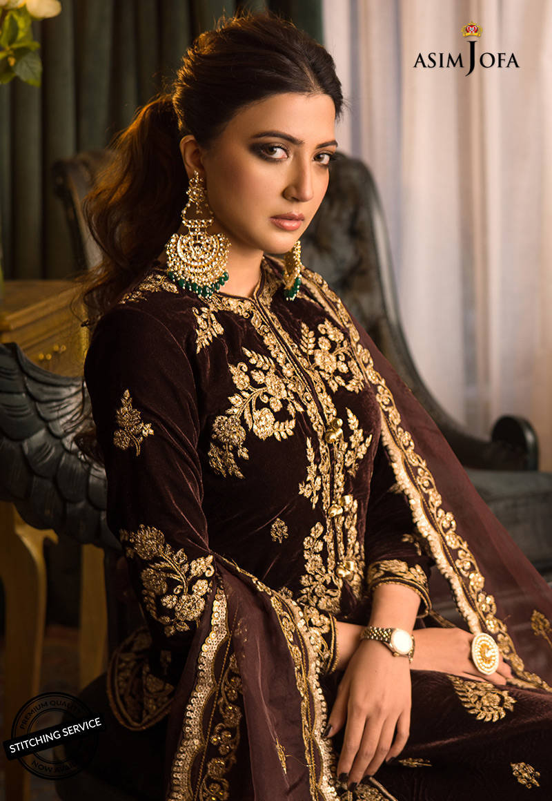 AJMR - 07 | Asim Jofa | Makhmal Embroidered Collection 2021