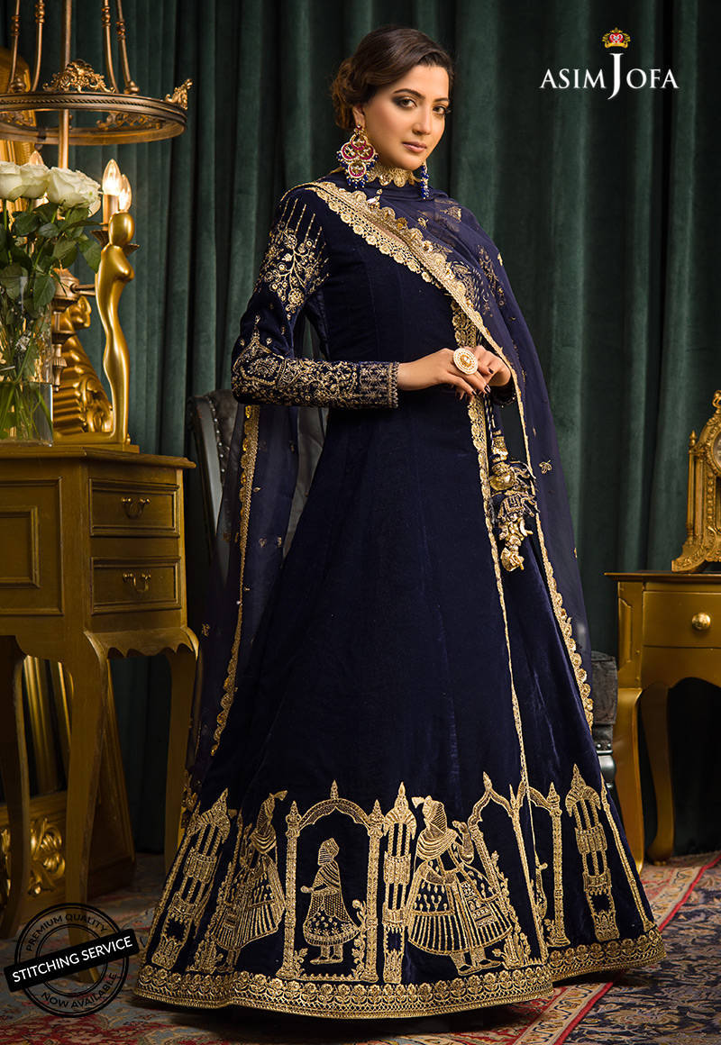 AJMR - 03 | Asim Jofa | Makhmal Embroidered Collection 2021