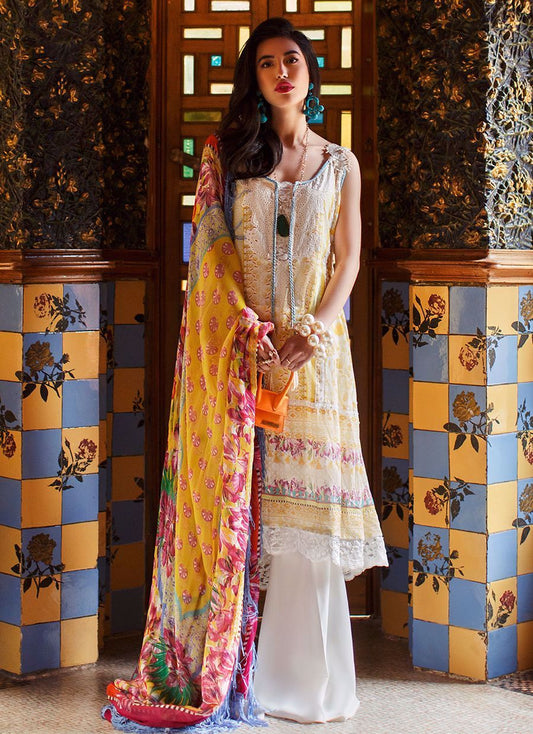 Amarilla Lemon | Farah Talib Aziz | Mila Luxe Lawn'20