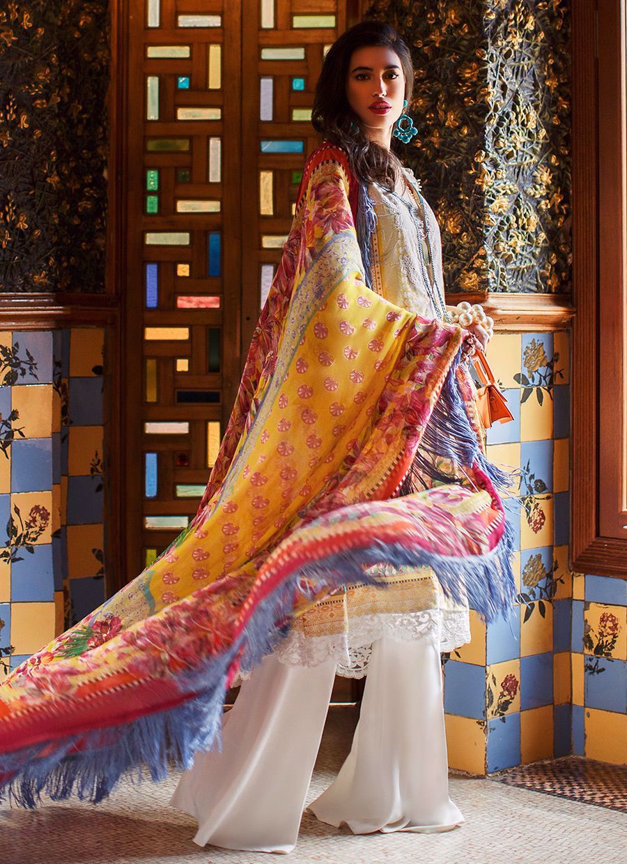 Amarilla Lemon | Farah Talib Aziz | Mila Luxe Lawn'20