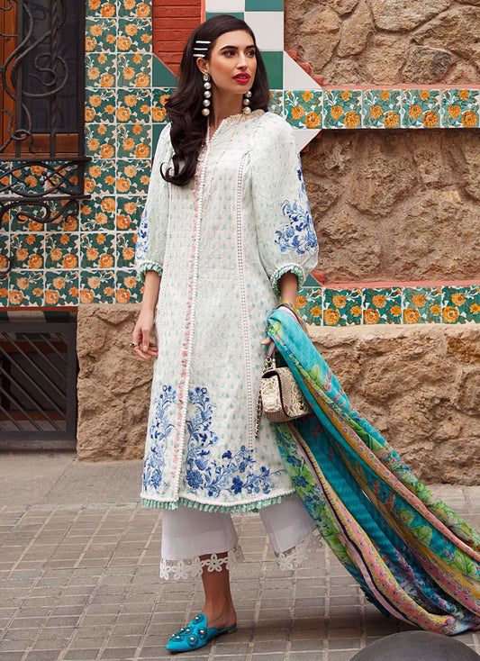 Azul | Farah Talib Aziz | Mila Luxe Lawn'20