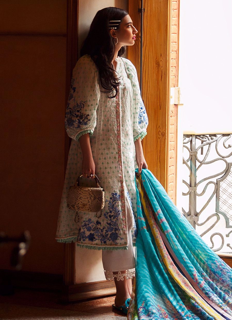 Azul | Farah Talib Aziz | Mila Luxe Lawn'20