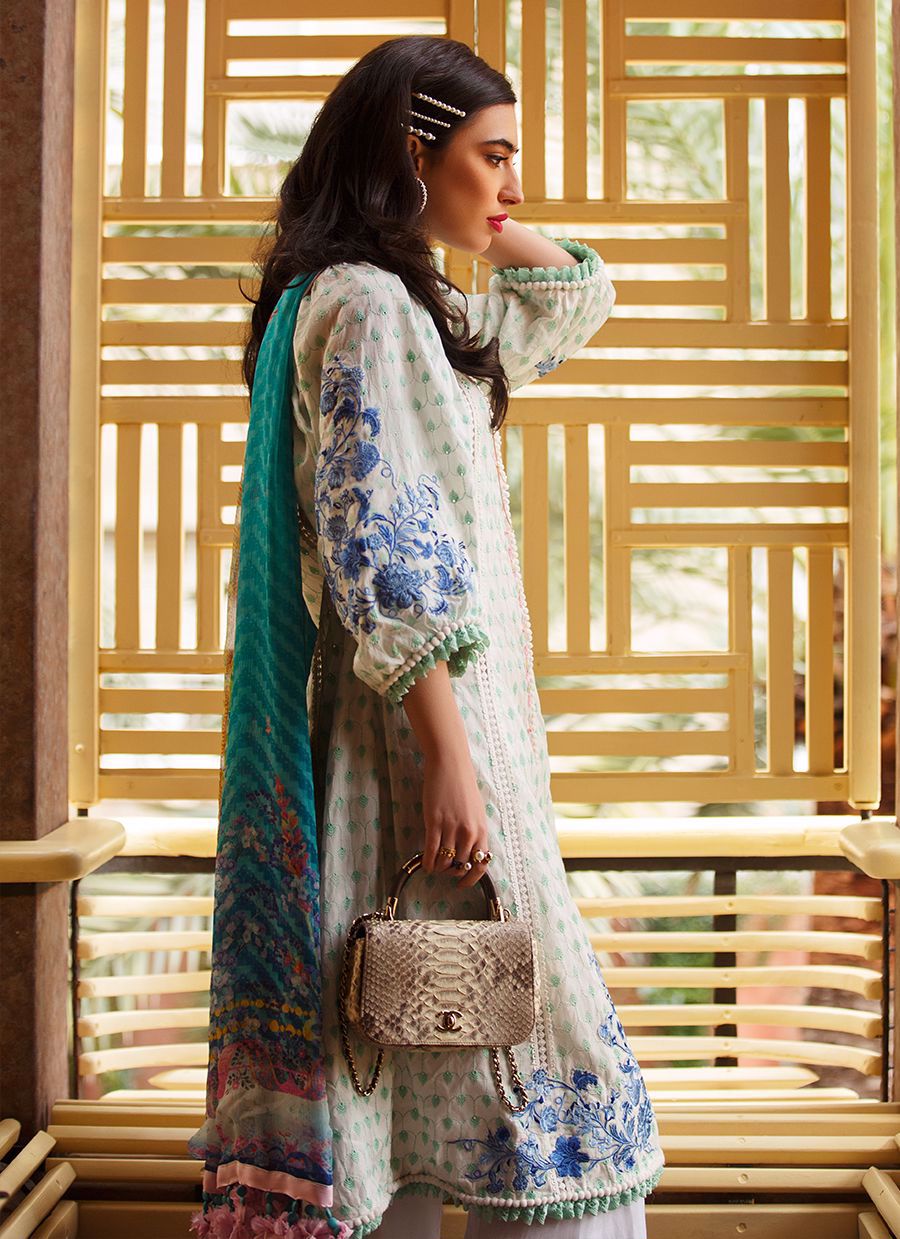 Azul | Farah Talib Aziz | Mila Luxe Lawn'20