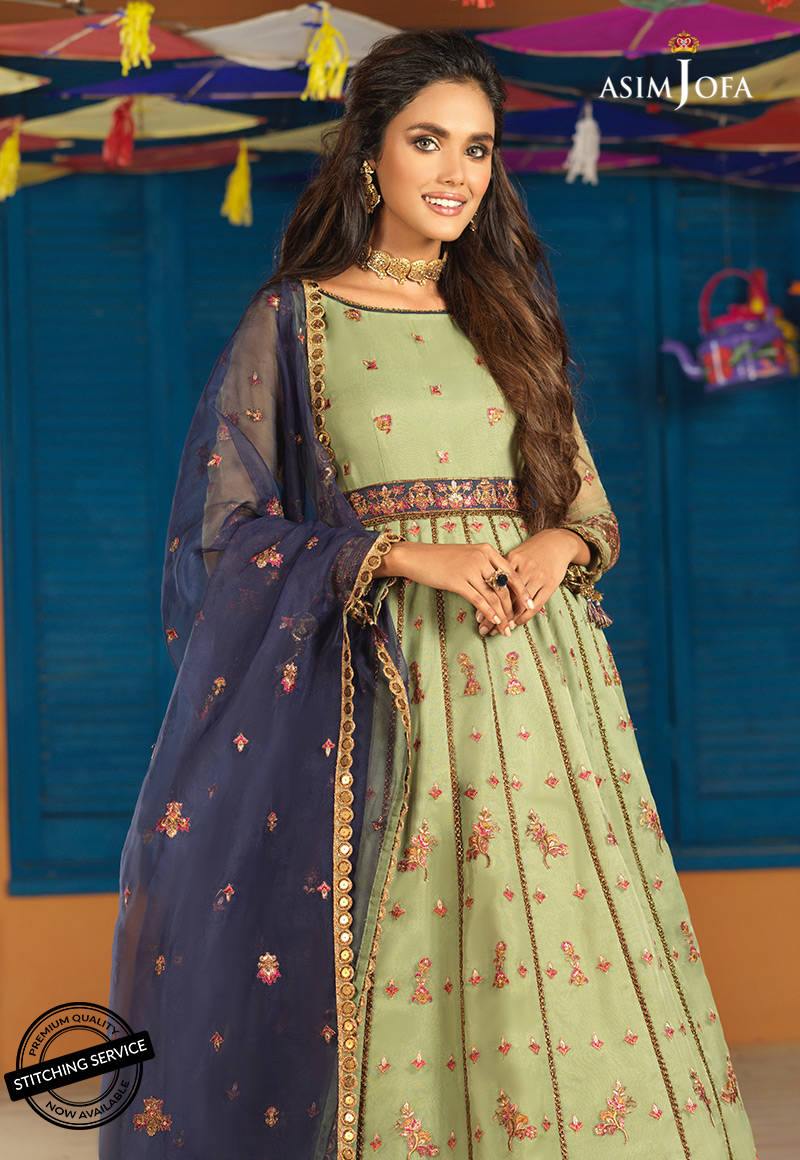 AJFC-56 | Asim Jofa | Basant Unstitched Festive Collection 2022